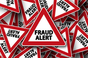fraud alert triangles