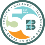 balance financial education 50 year logo