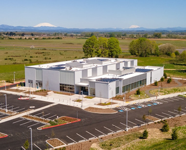 aerial view of Columbia County's PCC OMIC Training Center