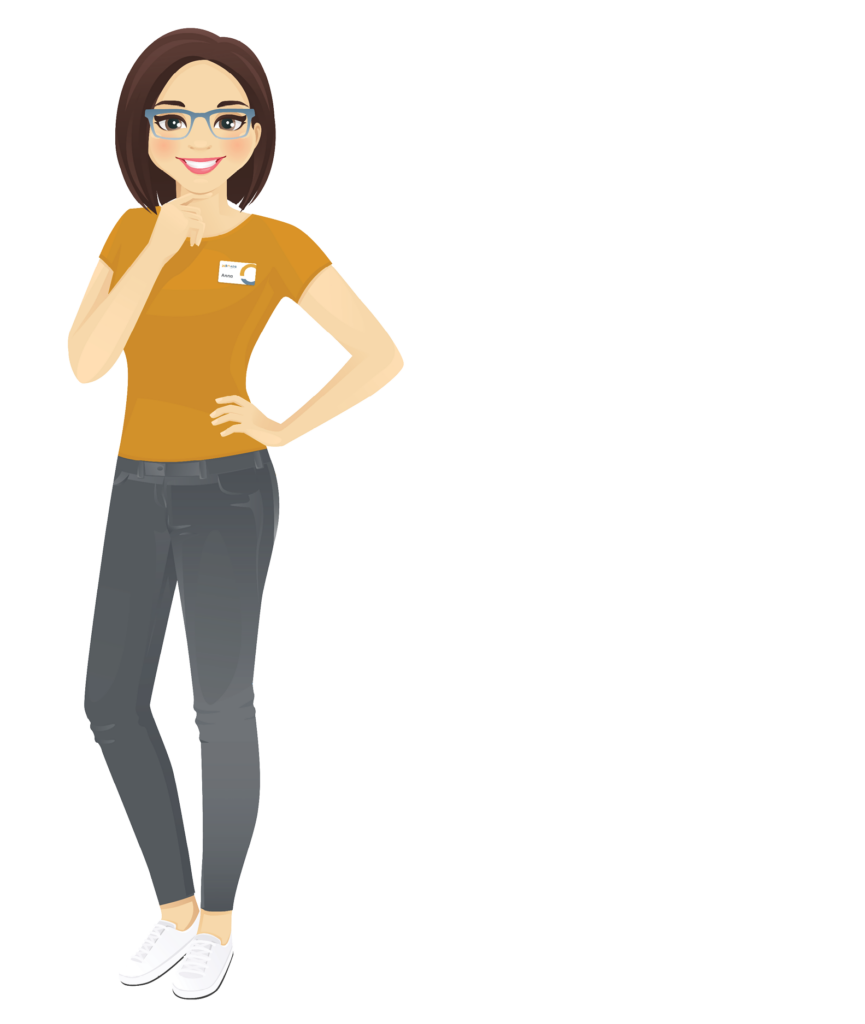 Digital Assistant Anna standing